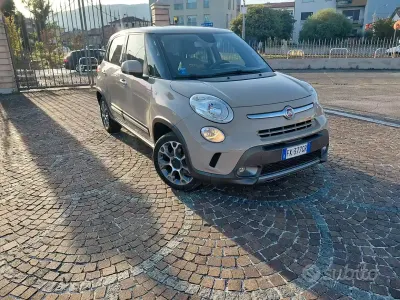 Usado Fiat 500L Trekking 95 CV (69 kW) 2017 Marrón Monovolumen