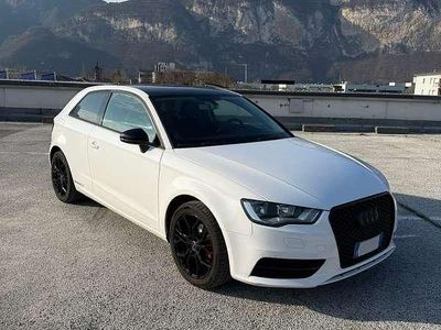 Usata Audi A3 Attraction 110 CV (80 kW) 2015 Bianco Berlina