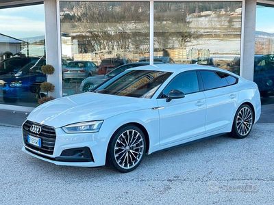 Usata Audi A5 S-Line 190 CV (139 kW) 2018 Bianco Coupé