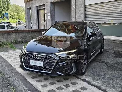 Begagnad Audi A3 Sportback S-Line 190 HK (139 kW) 2023 Svart Halvkombi