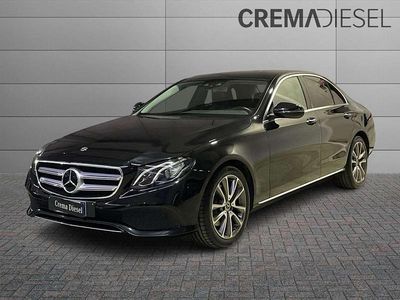 Usata Mercedes E200 Business 150 CV (110 kW) 2018 Nero Berlina