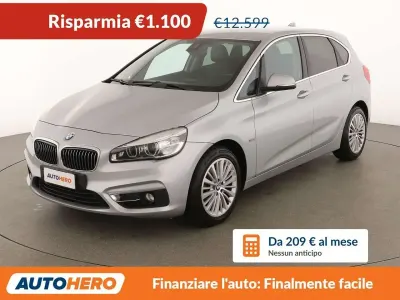 Usata BMW 218 Active Tourer Luxury Line 150 CV (110 kW) 2015 Argento Monovolume