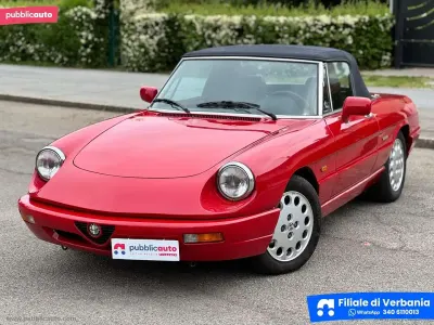Usata Alfa Romeo Spider 122 CV (89 kW) 1992 Rosso Cabrio