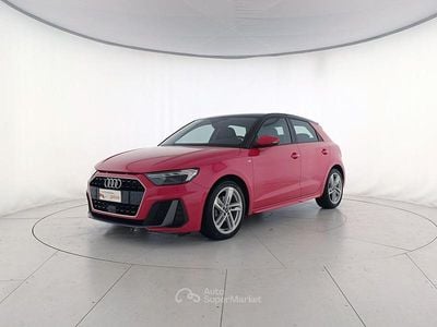 Usata Audi A1 Sportback S-Line 110 CV (80 kW) 2021 Rosso misano perlato nero mito metallizzato Utilitaria