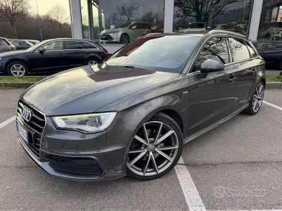 Usata Audi A3 S-Line 150 CV (110 kW) 2015 Grigio dytona Berlina