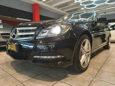 Usata Mercedes C200 Executive 136 CV (100 kW) 2013 Nero Berlina