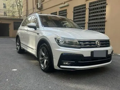 Usata VW Tiguan R-line 150 CV (110 kW) 2018 Bianco SUV
