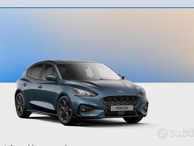 Begagnad Ford Focus ST-Line 120 HK (88 kW) 2018 Blå Sedan