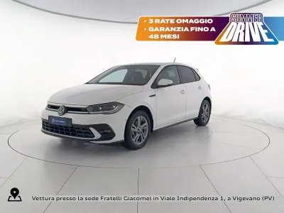 Usata VW Polo R-line 95 CV (69 kW) 2023 Pure white Utilitaria