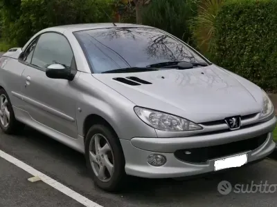 Usata Peugeot 206 CC 109 CV (80 kW) 2007 Grigio Cabrio