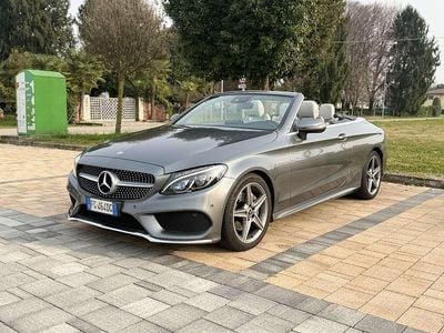 Usata Mercedes C220 Premium 170 CV (125 kW) 2017 Grigio Cabrio