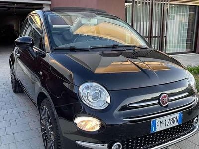 Usata Fiat 500C 69 CV (50 kW) 2017 Nero Cabrio