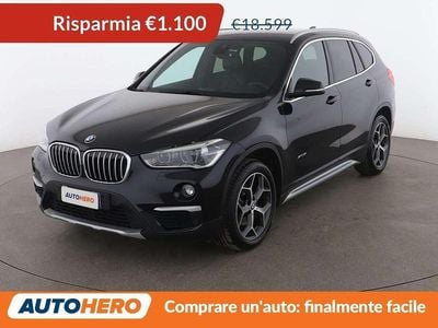 Usata BMW X1 xLine 150 CV (110 kW) 2016 Nero SUV