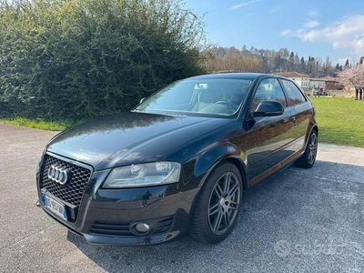 Usata Audi A3 Attraction 105 CV (77 kW) 2008 Nero Utilitaria