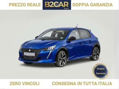 Usata Peugeot e-208 GT 100 kW (136 CV) 2021 Blu/azzurro Utilitaria