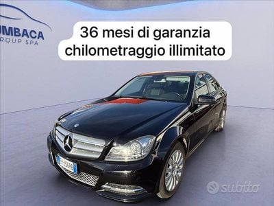 Usata Mercedes C200 Elegance 136 CV (100 kW) 2013 Nero metallizzato Berlina