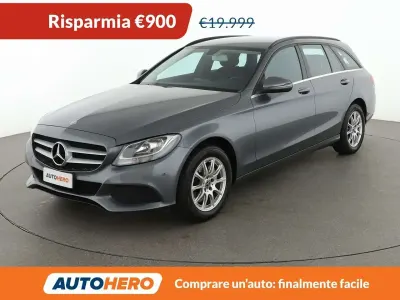 Usata Mercedes C180 Executive 156 CV (114 kW) 2017 Grigio Station wagon