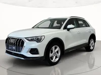 Usata Audi Q3 Advanced 150 CV (110 kW) 2019 2y bianco ghiacciaio metallizzato SUV