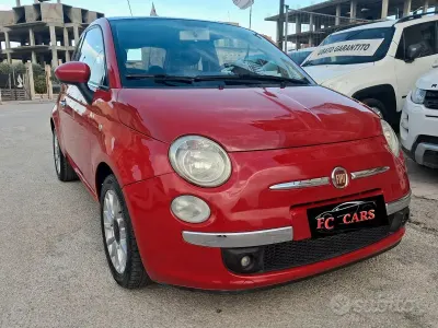 Usata Fiat 500 Lounge 75 CV (55 kW) 2008 Rosso Berlina