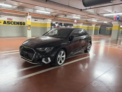 Usata Audi A3 150 CV (110 kW) 2024 Nero Berlina