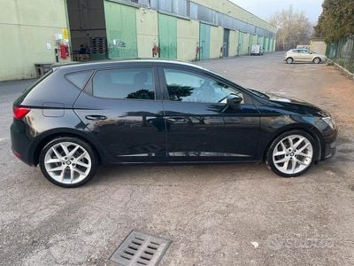 Usata Seat Leon FR 184 CV (135 kW) 2014 Nero Coupé