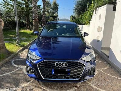 Usata Audi A3 116 CV (85 kW) 2021 Blu Monovolume