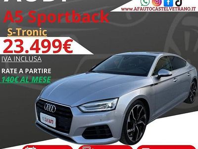 Usata Audi A5 149 CV (109 kW) 2019 Grigio Berlina