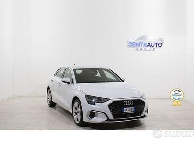 Usata Audi A3 Advanced 115 CV (84 kW) 2022 Bianco Berlina