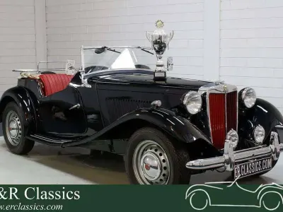 Usata MG TD 54 CV (39 kW) 1952 Nero Cabrio