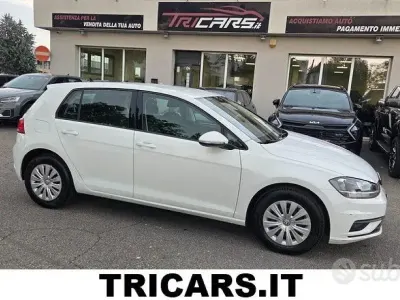 Usata VW Golf VII Trendline 86 CV (63 kW) 2018 Bianco Berlina