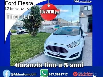 Usata Ford Fiesta Titanium 82 CV (60 kW) 2016 Bianco Berlina