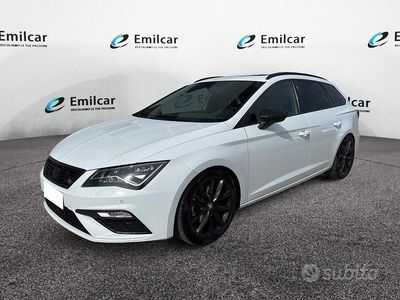 Usata Seat Leon ST FR 131 CV (96 kW) 2020 Bianco Station wagon