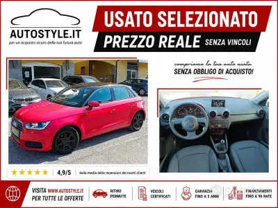 Usata Audi A1 Sportback 82 CV (60 kW) 2017 Rosso Utilitaria