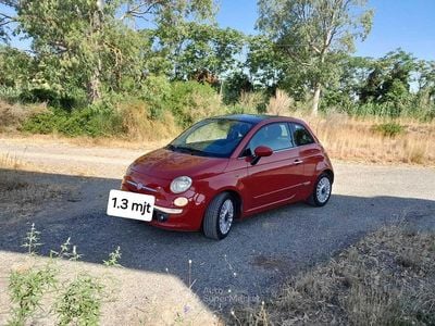 Begagnad Fiat 500 Lounge 75 HK (55 kW) 2007 Röd Sedan