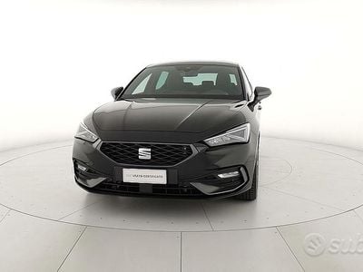 Usata Seat Leon FR 150 CV (110 kW) 2024 Nero Berlina