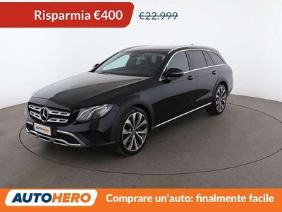 Usata Mercedes E220 All-Terrain Premium 194 CV (142 kW) 2018 Nero Station wagon