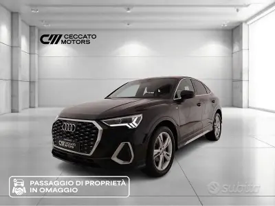 Usata Audi Q3 Sportback S-Line 150 CV (110 kW) 2019 Nero SUV