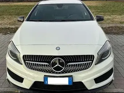 Usata Mercedes A200 136 CV (100 kW) 2015 Bianco Berlina