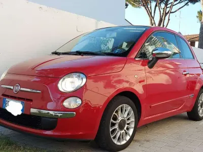 Usata Fiat 500C Lounge 69 CV (50 kW) 2013 Rosso Cabrio
