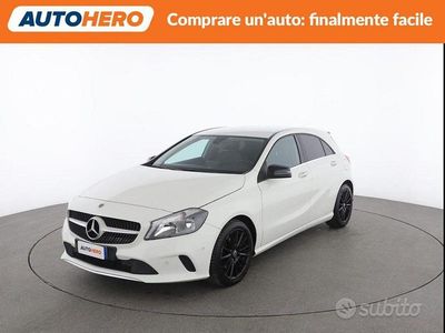 Usata Mercedes A180 Style 122 CV (89 kW) 2017 Bianco Berlina