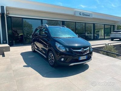 Usata Opel Karl Rocks 73 CV (53 kW) 2019 Nero Utilitaria