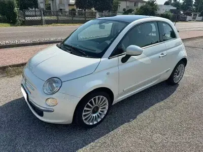 Usata Fiat 500 Lounge 95 CV (69 kW) 2012 Bianco Berlina