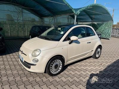 Usata Fiat 500 Lounge 69 CV (50 kW) 2010 Bianco Berlina