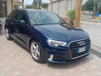 Usata Audi A3 Sport 110 CV (80 kW) 2017 Bluazzurro Berlina