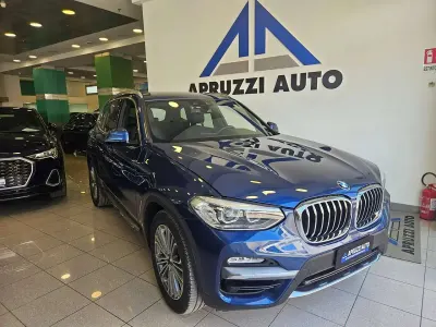 Usata BMW X3 Luxury Line 190 CV (139 kW) 2018 Blu/azzurro SUV