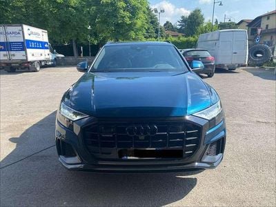 Usata Audi Q8 S-Line 340 CV (250 kW) 2021 Blu/azzurro SUV