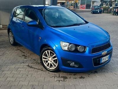 Usata Chevrolet Aveo 86 CV (63 kW) 2011 Blu Utilitaria