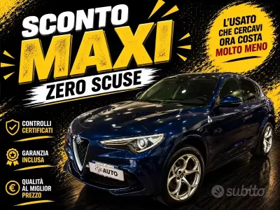 Usata Alfa Romeo Stelvio Quadrifoglio 510 CV (375 kW) 2019 Blu SUV