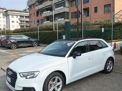 Usata Audi A3 Sport 116 CV (85 kW) 2019 Bianco Berlina