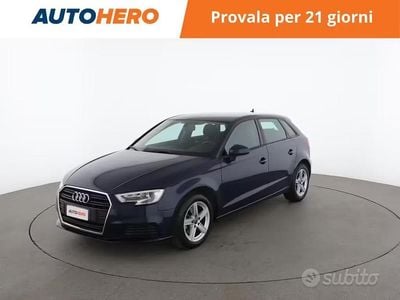 Usata Audi A3 116 CV (85 kW) 2018 Blu Berlina
